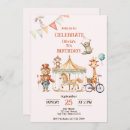 Recherche de animaux de cirque invitations Vintage