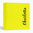 Search for yellow colour binders Minimalist