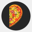 Search for pizza shaped stickers Couple