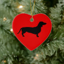 Search for badger ornaments Dachshund