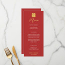 Search for red and gold wedding menus Double happiness