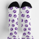 Recherche de violet chaussettes Empreintes de pattes