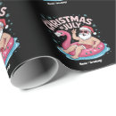 Search for flamingo christmas wrapping paper July