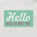 Search for turquoise business cards Cool