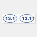 Search for half marathon bumper stickers Running