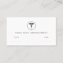 Search for medical hospital appointment cards Physician