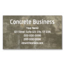 Search for concrete business cards Architect
