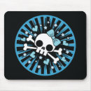 Search for skeleton skulls mousepads Crossbones