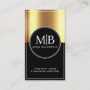 Search for financial advisor business cards Elegant
