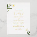 Recherche de marguerite mariage invitations Aquarelle