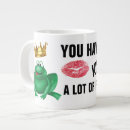 Recherche de princesse de grenouille tasses Valentine
