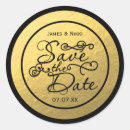 Search for gold save the date stickers Engagement