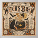 Search for vintage witch posters Black cat