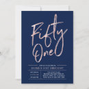 Search for 51st birthday invitations Fifty