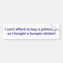 Search for anti politician bumper stickers Political