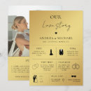 Search for our love story invitations Long story short