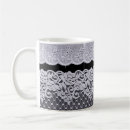Search for black white lace mugs Abstract
