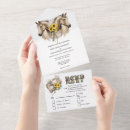 Search for western horse wedding invitations Wood