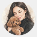 Search for poodle mom stickers Friend