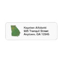 Search for georgia return address labels Map