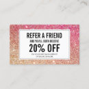 Search for eyelash extension referral cards Salon