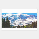 Search for pine trees rectangle stickers Snow