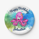 Recherche de de poulpe assiettes Anniversaire