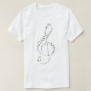Recherche de musical tshirts Clef