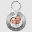 Search for 25th wedding keychains Silver