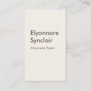 Search for chocolate business cards Minimal