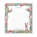 Search for bunny rabbit notepads Watercolor
