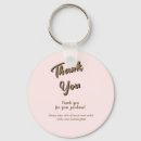 Search for thank you round keychains Business