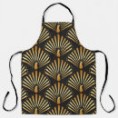 Search for art deco pattern aprons Gold