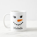 Search for happy face mugs snowman