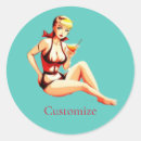 Search for pinup girl stickers Blonde