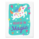 Search for unicorn believe in magic posters Colourful