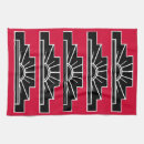 Search for art deco tea towels Red