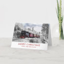 Search for vintage train christmas cards Old fashioned