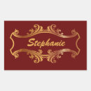 Search for maroon and gold stickers Unique