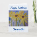 Search for yellow sunflower birthday cards Summer