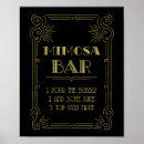Search for art deco bar sign posters Gold