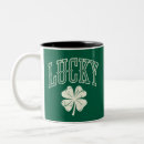 Search for lucky clover mugs Patricks