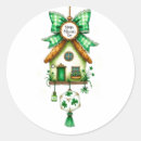 Recherche de shamrock irlandais autocollants Aquarelle