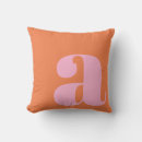 Recherche de orange pastel coussins Monogramme