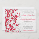 Search for red and grey wedding invitations Silver