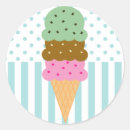Recherche de cornet de crème glacée autocollants Chocolat