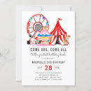 Search for circus 2nd birthday invitations Carnival