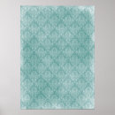 Search for vintage damask pattern posters Blue