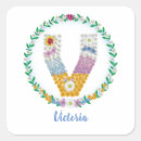 Search for initial v stickers Birthday