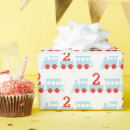 Search for train birthday wrapping paper Choo choo